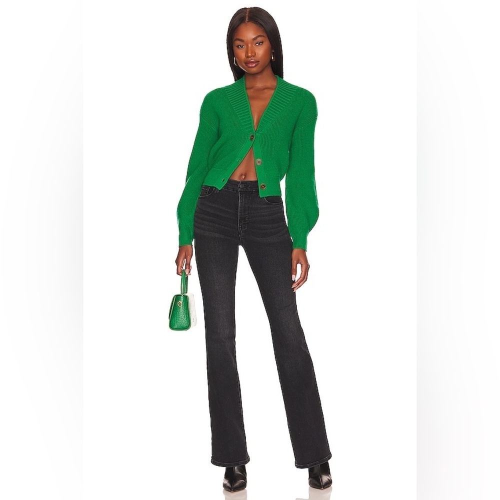 GOOD AMERICAN Classic Boot Jean Washed Black